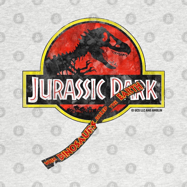 Park Logo when Dinosaurs Ruled the Earth by Jurassic Merch